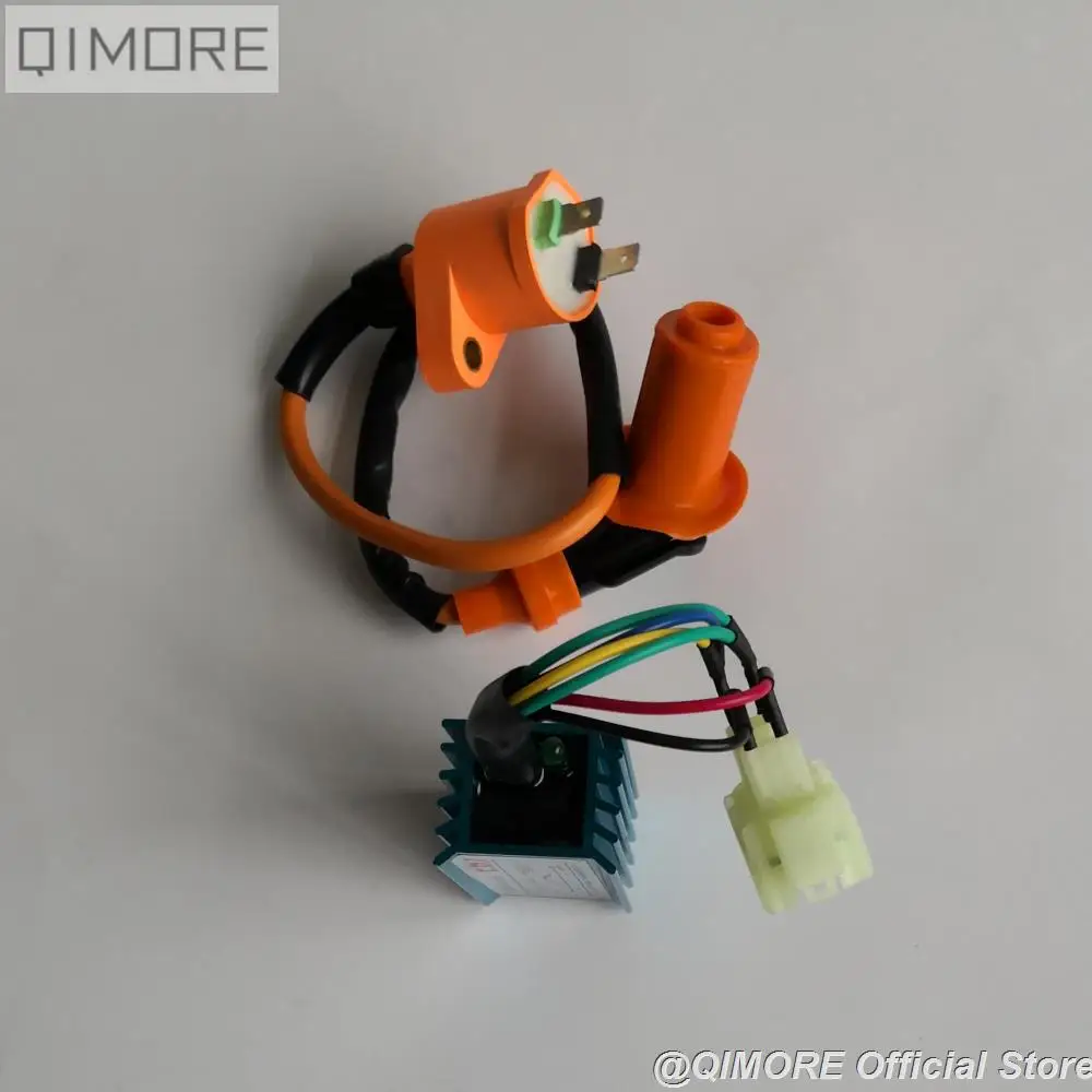 Катушка зажигания и AC для скутера мопеда QUAD GY6 50 60 80 125 150 139QMB 152QMI 157QMJ|Зажигание