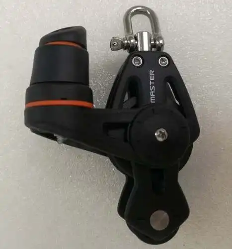 Оборудование для парусника 35 мм 1 3/" Одиночная Поворотная Скоба скрипка Fairlead шип блок BP-3521F