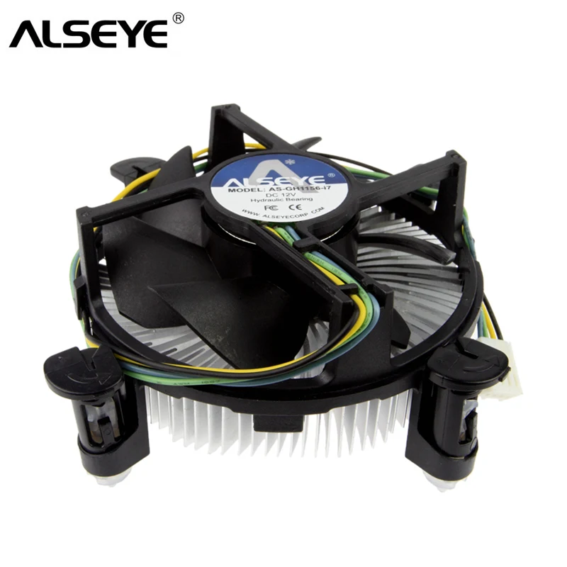 ALSEYE кулер для процессора 90мм PWM 4pin охлаждающий процессор с радиатором и медный
