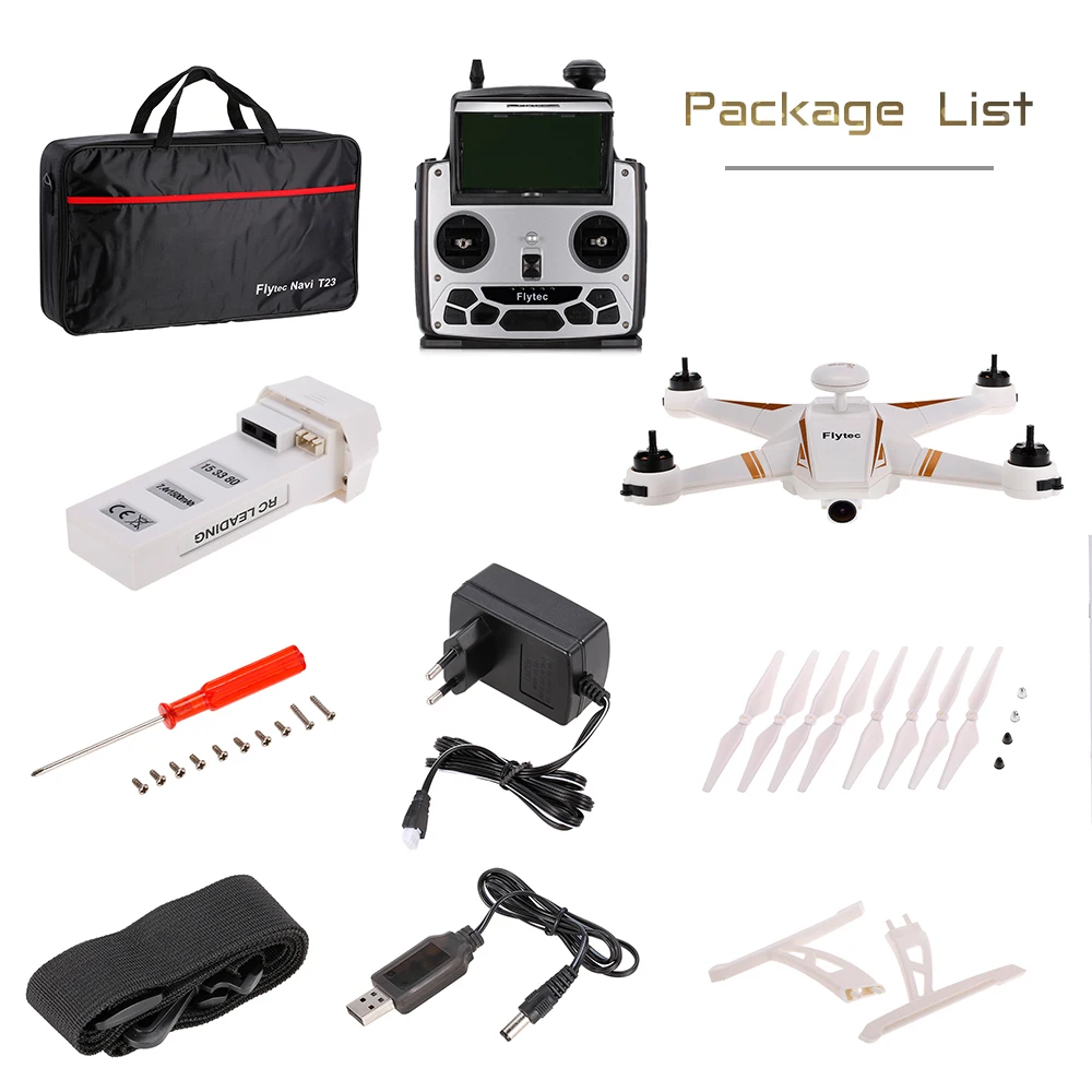 Flytec Navi T23 бесщеточный Двойной GPS 1080P HD камера 5 8G FPV Дрон следуй за мной