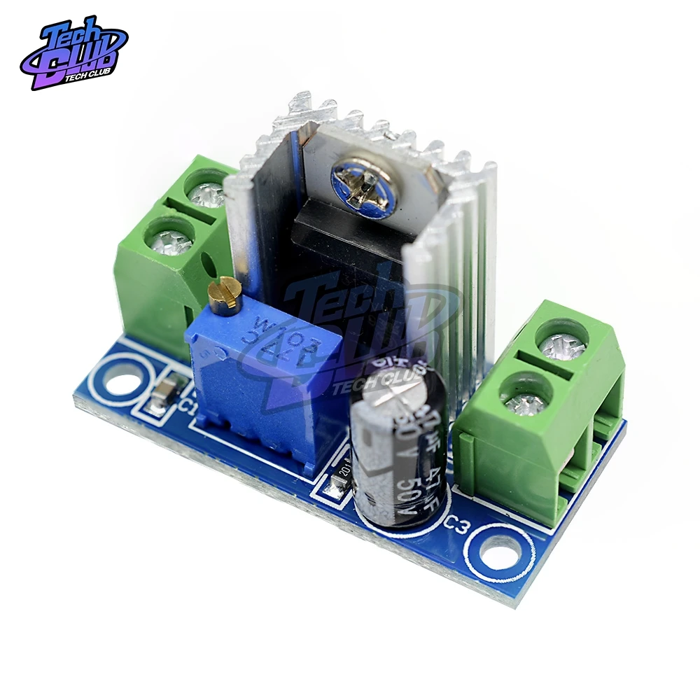 LM317 DC преобразователь понижающий модуль печатной платы линейный регулятор