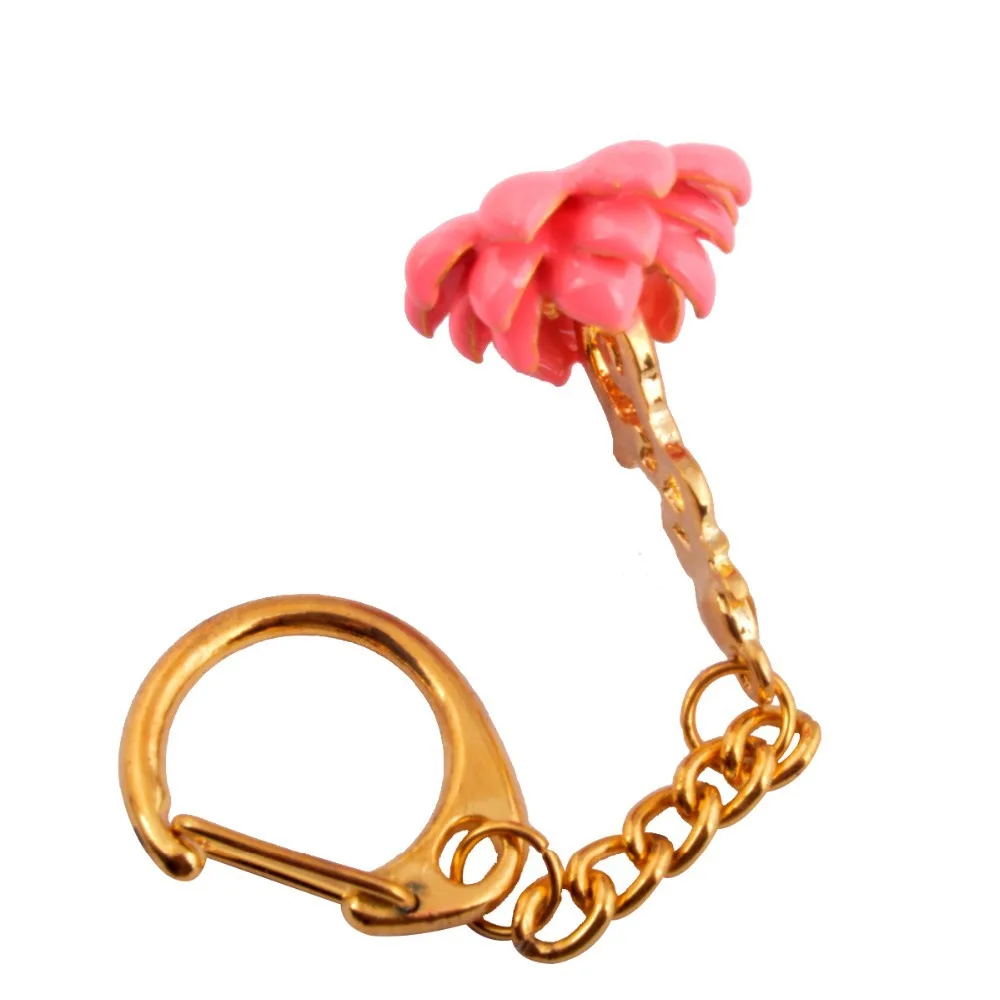 Фэн шуй бижутерия хм на розовом лотосе брелок с амулетом W1026|keychain for cell phone|keychain