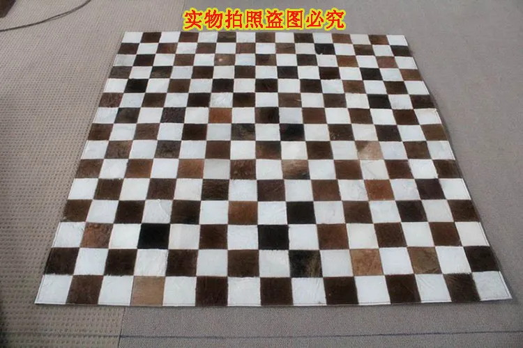 

free shipping 1 piece via DHL 100% natural genuine cowhide jigsaw mats