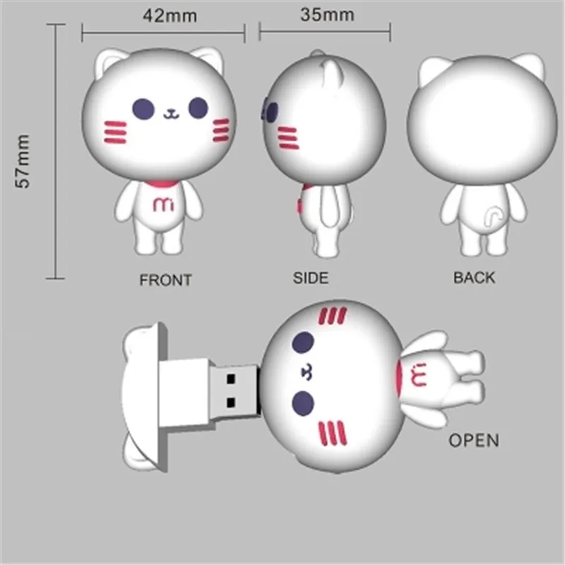 ПВХ usb флеш накопитель 3D 2D 4 ГБ 8 16 32 диск (100 шт. может создать вашу индивидуальную