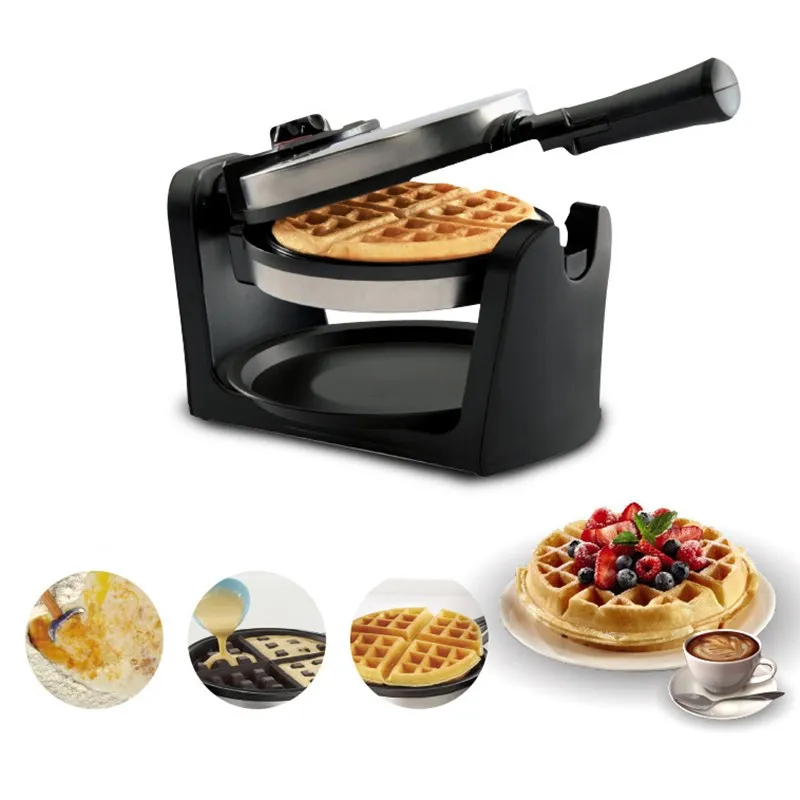Comprare Waffle Maker Macchina Torta Di Cottura Elettrica Pan Domestico Multifunzionale Completamente Automatico Muffin Maker Double-sided Di Cottura Di Vibrazione