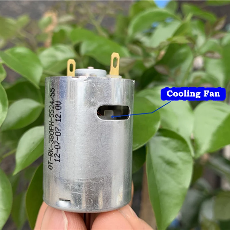 Высокоскоростной микро двигатель постоянного тока 380 с большим крутящим