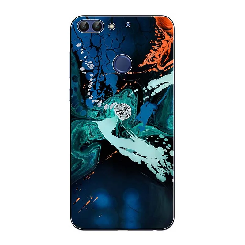 Модные чехлы для Huawei Honor 7C 5 99 дюйма/Y7 2018/Y7 Prime 2018/Nova2 lite с узором Мягкий Силиконовый