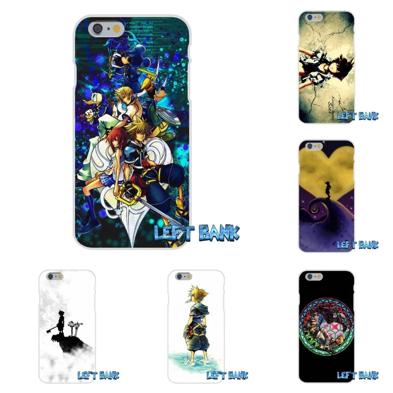 Мягкий силиконовый прозрачный чехол из ТПУ для Samsung Galaxy Note 3 4 5 S4 S5 MINI S6 S7 edge Kingdom Hearts