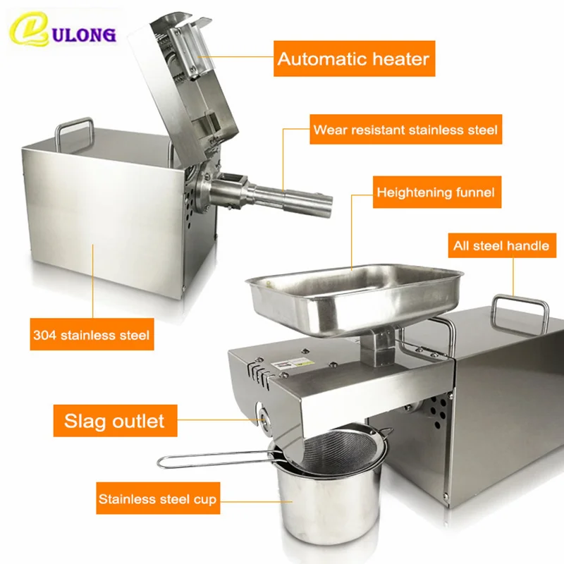 Дома Применение автоматический масляный Пресс машины электрический орехи масло