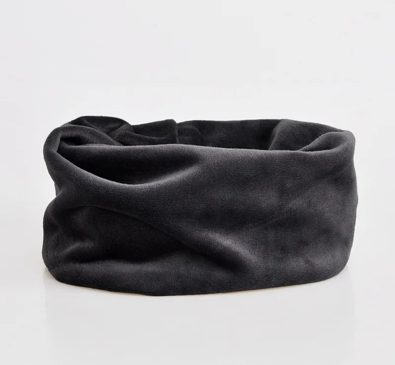 NUZADA, зимняя шапка, одноцветная, унисекс, для мужчин и женщин, Skullies Beanies, шапка, Вязанная, двойные, многослойные шапочки, капот, две функции