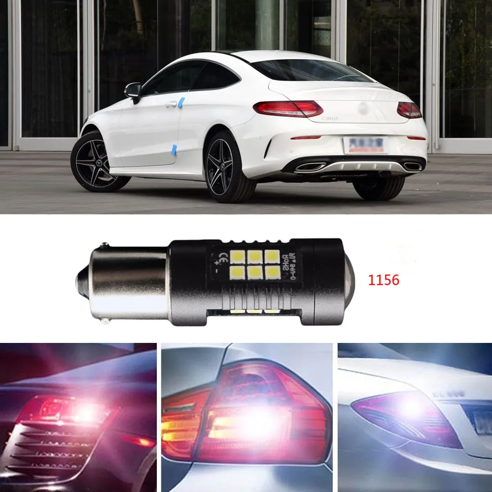 Ownsun 2 шт. без ошибок светодиодные задние 1156 лампы для Benz C200|Сигнальная лампа| |
