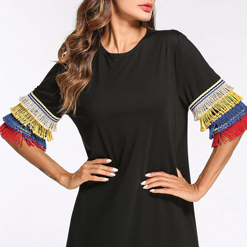 2018 Хлопковое платье дамы новое поступление Летние Длинные повседневные платья