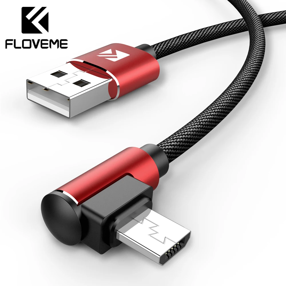 FLOVEME Micro USB кабель телефонный передачи данных для быстрой зарядки Samsung Xiaomi Huawei Android