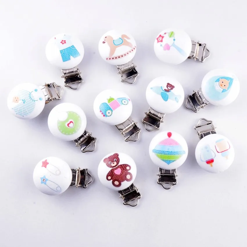 

5 шт., металлические держатели для соски-пустышки, 4 х2, 9 см