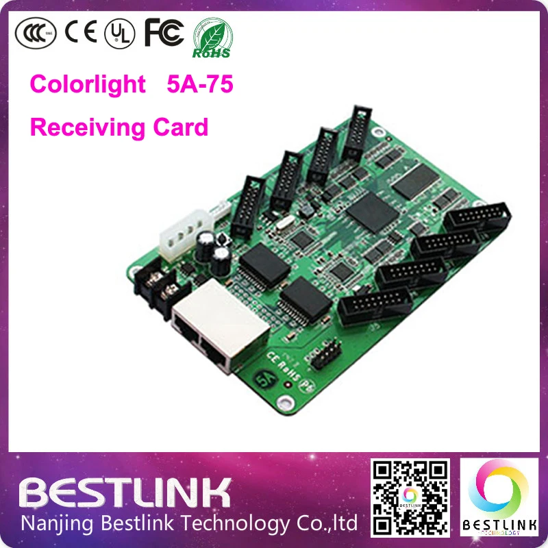 led control card Colorlight controller 5A-75 syschronous receiving for p6 p8 p10 p12 p16 p20 display screen | Электронные