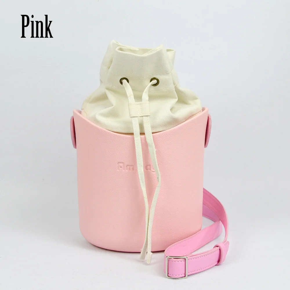 Pink Стиль obag Ambag EVA O корзина с ручками ремешки вставка женская сумка через плечо DIY сумка - Цвет: Pink