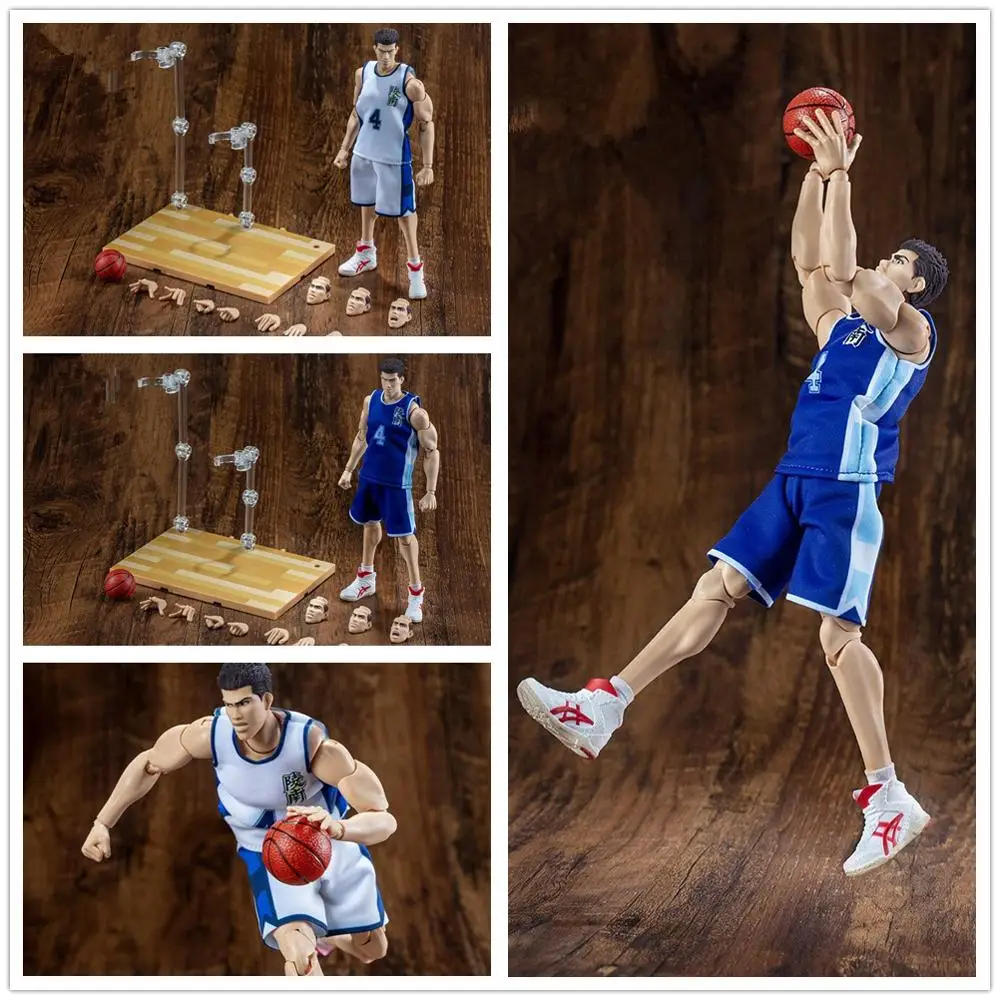 Dasin GT Модель 6 дюймов фигурку аниме Slam Dunk Uozumi Jun модель синий или белый ND039 | Игрушки