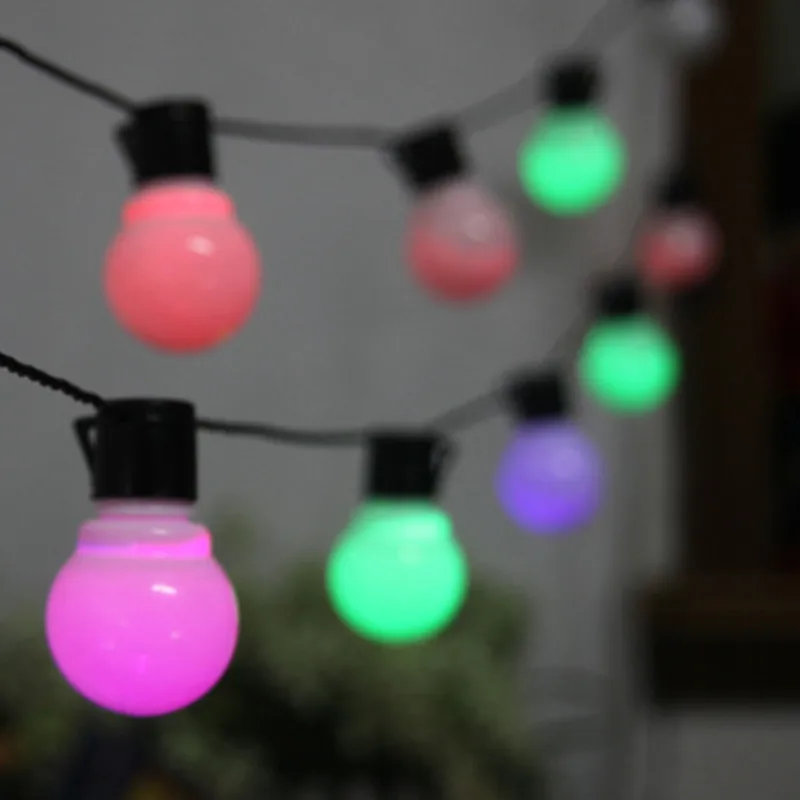 YIYANG 10 м 38 большие шары 5 см KTV Праздничные огни Глобус Luces Vacaciones Casa Jarden Decoracion Navidad
