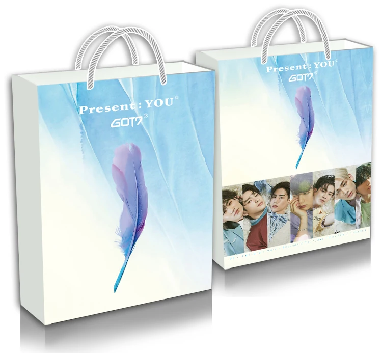 [MYKPOP] GOT7 роскошный подарочный набор CD+ почтовая карта+ Фотокнига+ нагрудник+ закладки+ хрустальные карты+ бумажный пакет SA18110708