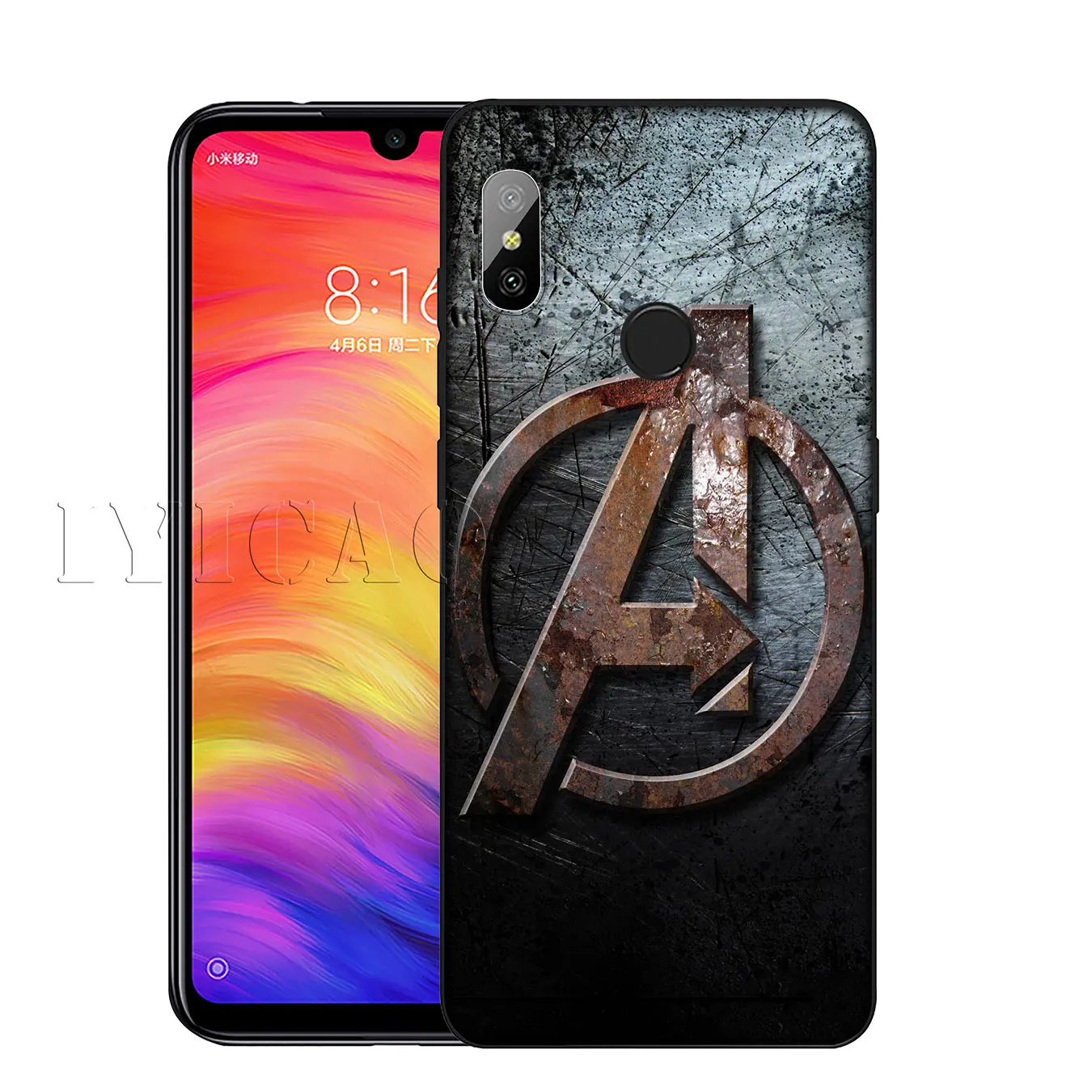 IYICAO Marvel's Мстители Мягкий силиконовый чехол для телефона Xiaomi Mi 10 9 9T CC9 CC9E 8 SE A3 Pro A1