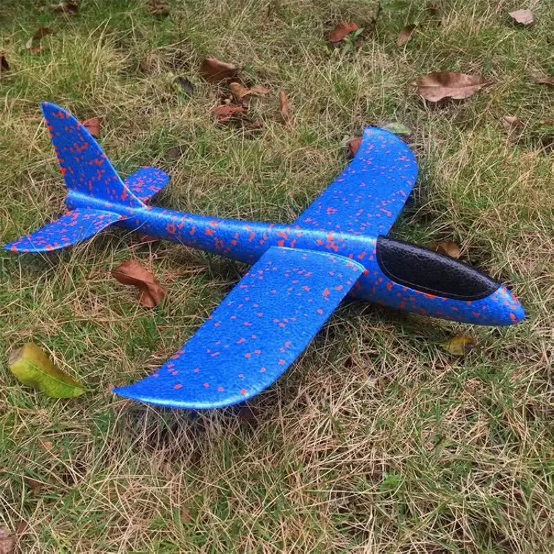 36 см DIY ручной бросок Летающий планер игрушки самолеты для детей пенопластовый
