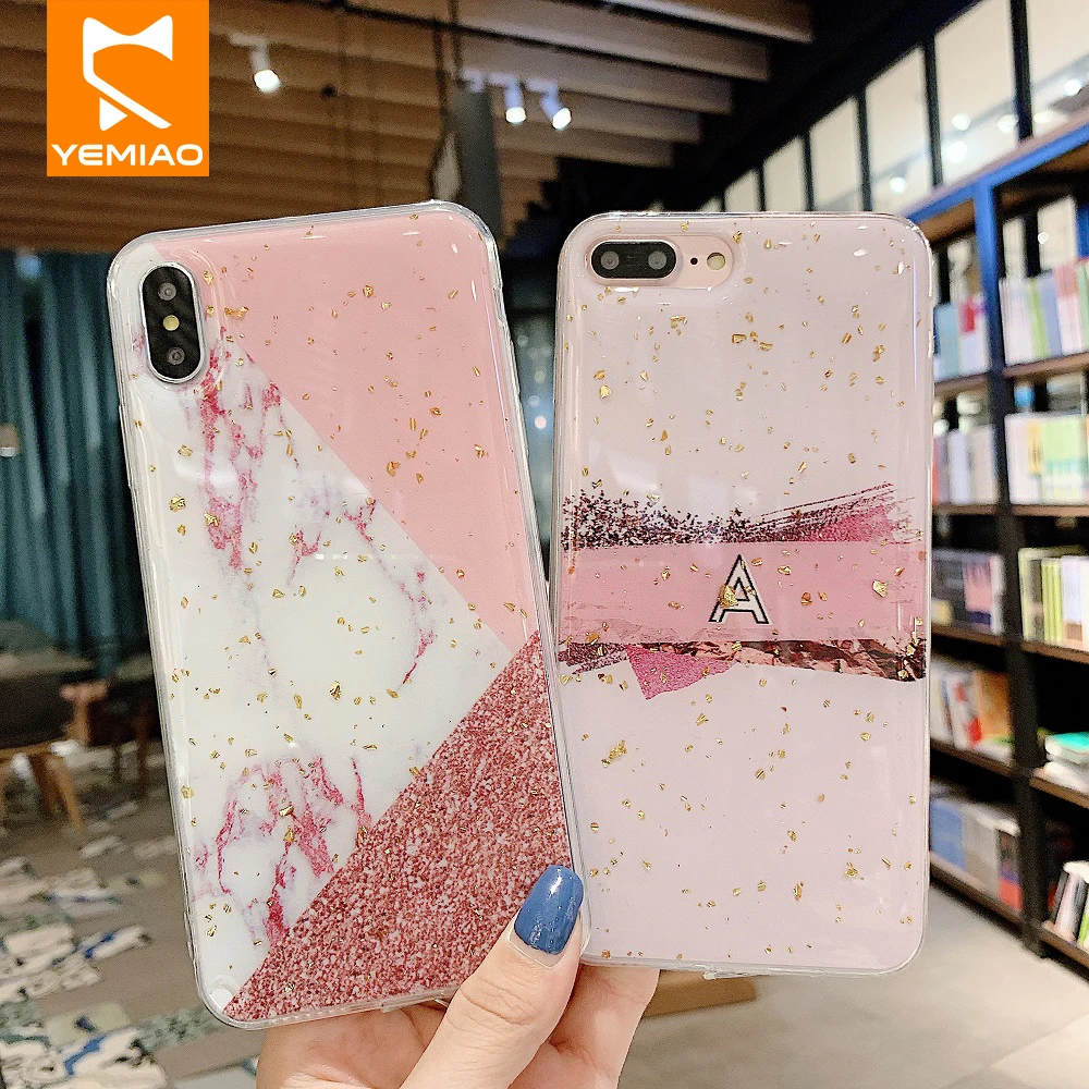 Роскошный блестящий Мраморный чехол для iPhone XR X XS MAX мягкий силиконовый