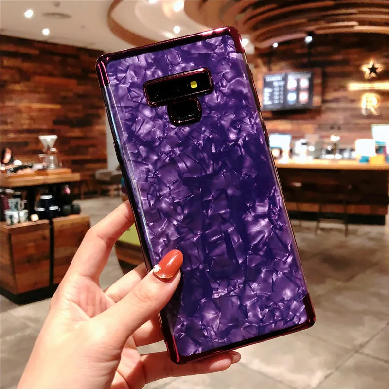 Мрамор чехол на мобильный телефон для samsung Note 9 8 S10 S10E S9 S8 плюс S7 S6 край Bling ТПУ M10 M20