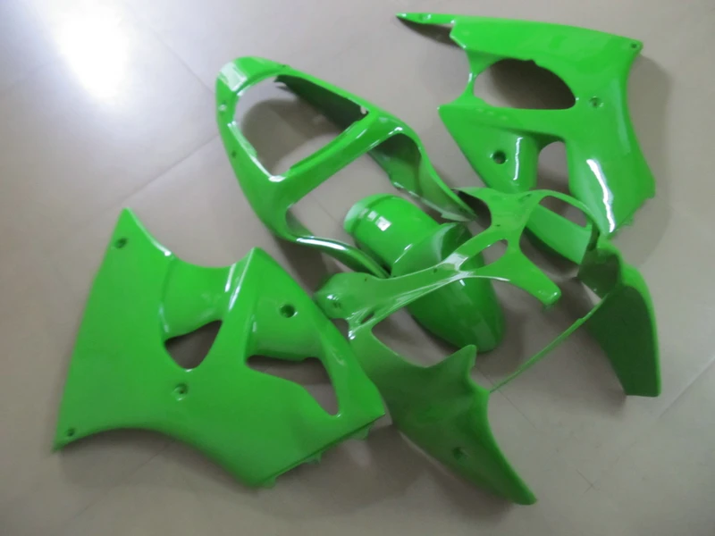 OEM injection mold for Kawasaki ninja Fairing kit ZX 6R 2000 2001 2002 ZX6R 00 01 02 all green fairings set SH3 | Автомобили и