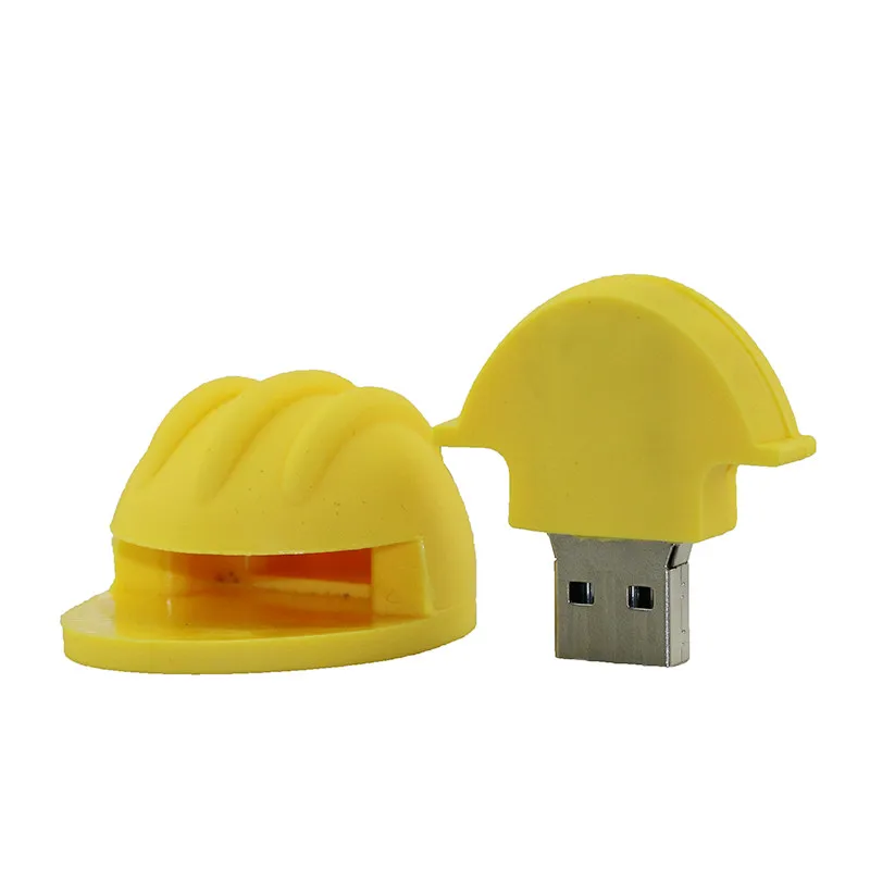 Флеш-накопитель 64GB Pendirve 4GB 8GB 16GB 32GB USB Memory Helmet USB Stick персональный подарок 128GB USB флеш-накопитель