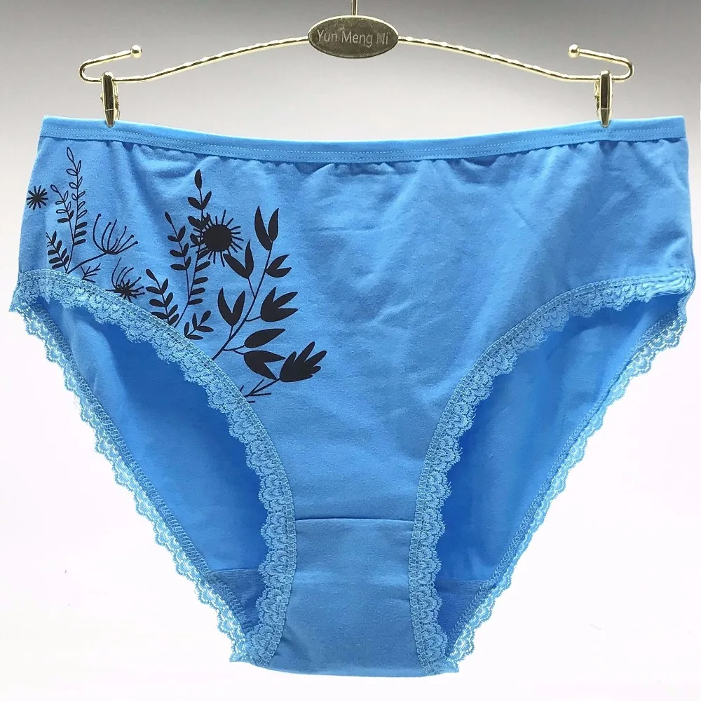 Нижнее белье женское хлопковые 4 шт./лот большие размеры 2XL/3XL/4XL 89252|Женские
