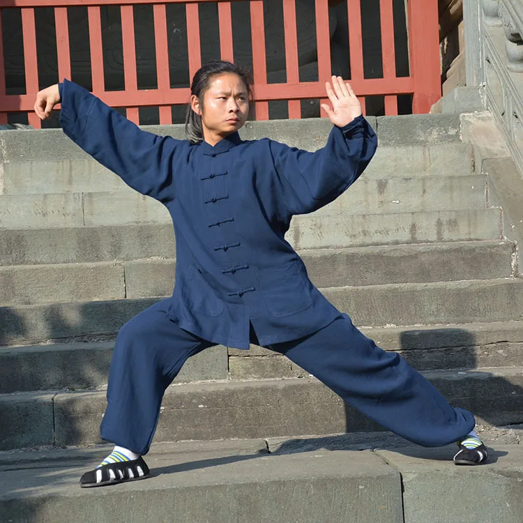Одежда для занятий единоборством Taichi осенняя одежда тренировок костюм Wudang|tai chi