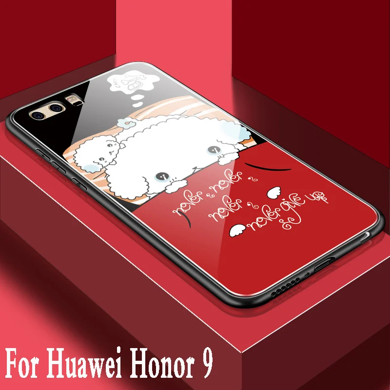 Чехол для Huawei Honor 9 роскошный силиконовый защитный чехол бампер из закаленного