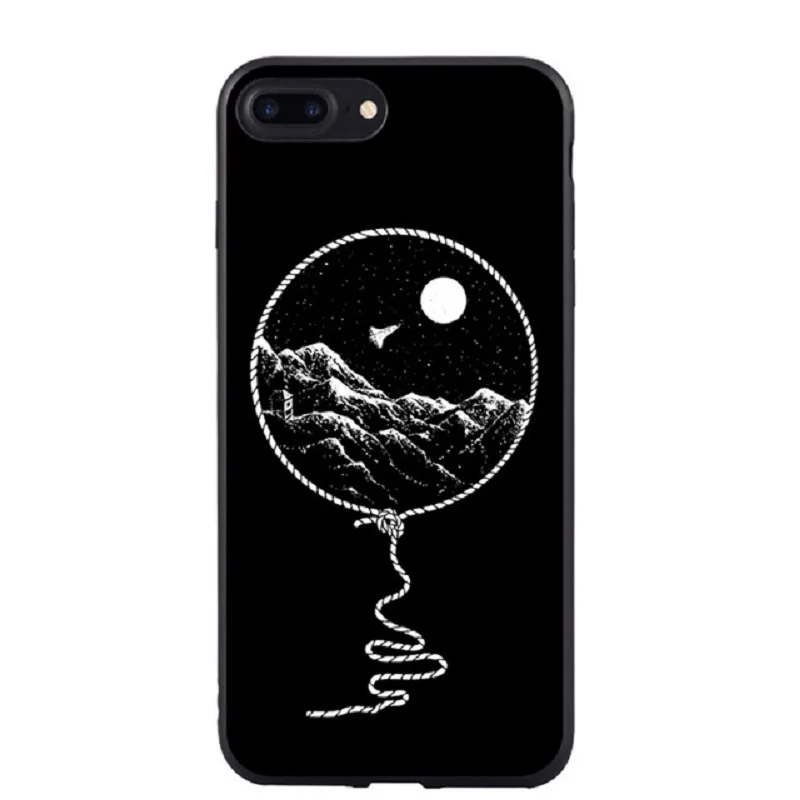 Линия друзей искусство телефон Coque чехол для iphone 7 8 плюс X поцелуй сердце Мягкий