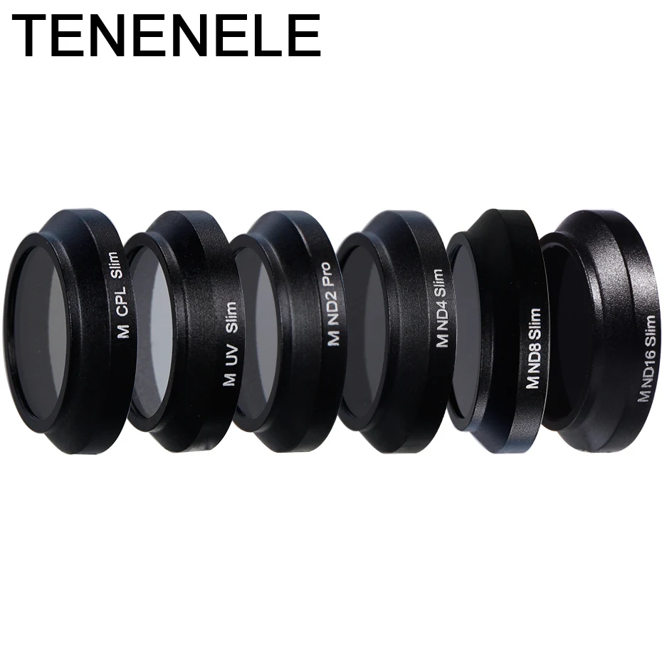 TENENELE UV поляризационный PL ND2/4 Дрон фильтр для камеры DJI Mavic Pro тонкие фильтры на