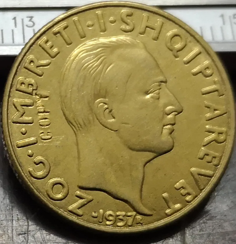 Золотая копировальная монета 1937|Безвалютные монеты| |
