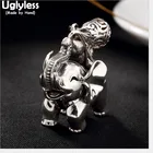 Ожерелье из серебра 100% пробы с подвеской в виде слона