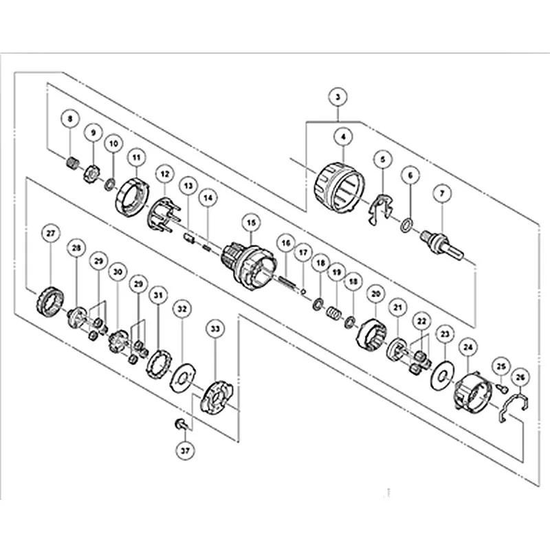 Подлинная коробка передач ASS'Y для Hitachi 327131 DV14DVC DV14DCL DV18DCL 18V перфоратор |