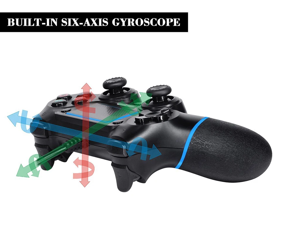 PS4 аксессуары геймпад проводной джойстик PS4 sixaixs несколько вибрации двигателя для Игровые приставки 4 Замена Dualshock4 контроллер