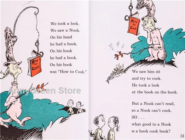Серия Dr. Seuss, интересный сюжет, детская картина, английские книги, детский фестиваль, подарок, 20 книг на выбор