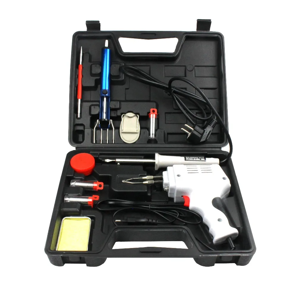 MAXMAN 220 V Электрический паяльник Комплект внутренний нагревательный пистолет ручной автоматически Пайка оловом пистолет ремонтный инструмент
