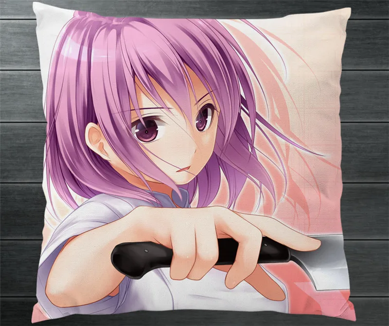 Еда войны!: Shokugeki no Soma Hisako Arato двухсторонняя подушка чехол с рисунком манги аниме