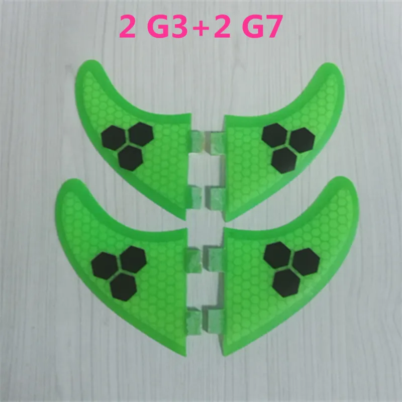 4 шт./лот высокое качество плавники для серфинга FCS с стекловолокном мед гребень