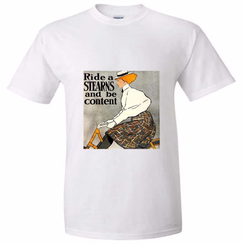 Бесплатная доставка ездить stearns и быть Содержание хлопок o-образным вырезом