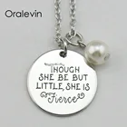 Несмотря на то, что она маленькая, она очень вдохновляющая, Выгравированная вручную, изготовленная на заказ подвеска, ожерелье, ювелирные изделия, 10 шт.лот, # LN1904