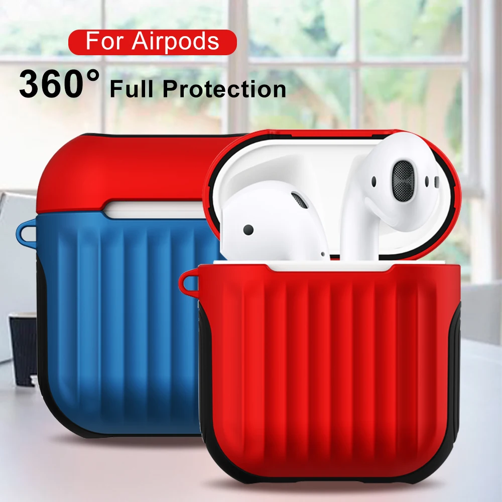Чехол для наушников Apple Airpods 1 силиконовый чехол 2 проводной зарядки