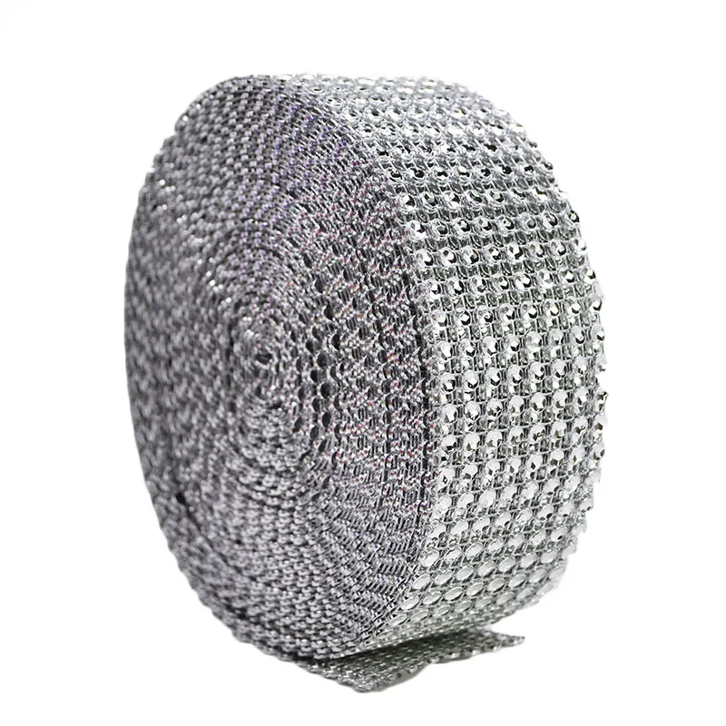 Блестящая сетчатая лента с кристаллами 4 см Женская цепочка для свадебвечерние