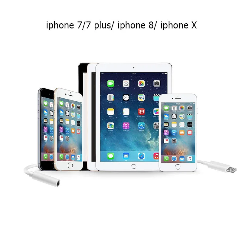 Адаптер для наушников Reilim 3 5 с разъемом lightning на аудиокабель мм поддержкой ios 12 iphone