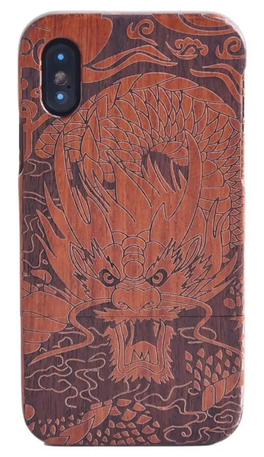 Натуральный зеленый настоящий Деревянный чехол для iPhone 11 Pro Max XS Max XR X 8 7 6 6S Plus 5 5S SE чехол для телефона - Цвет: 14