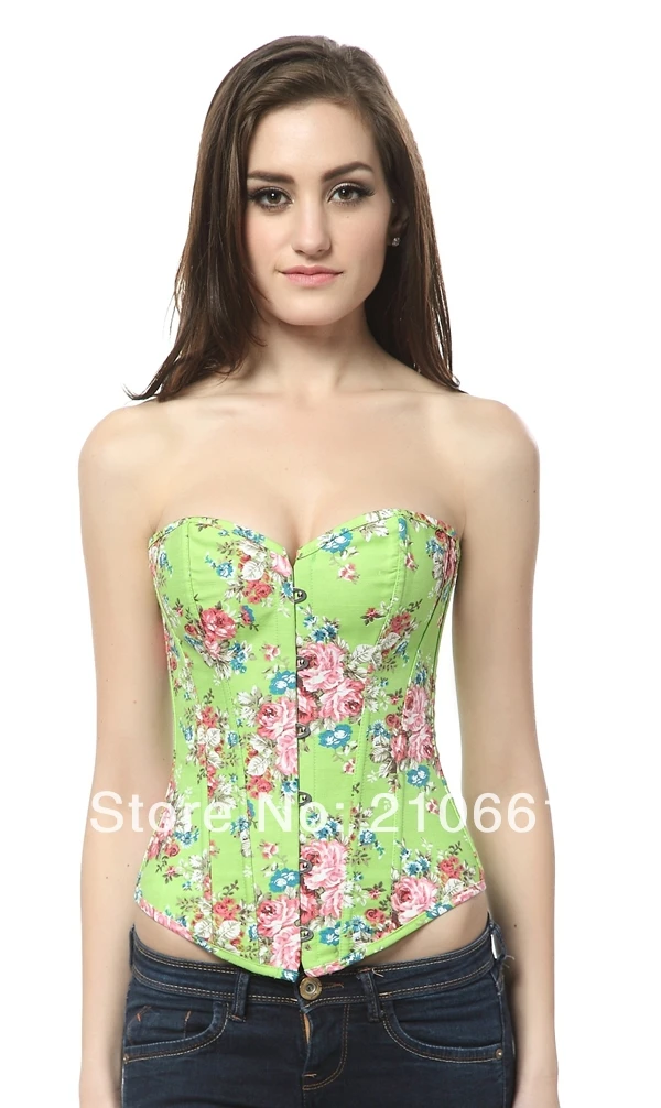 Яркий цветочный корсет в четырех вариациях размеры S-2XL | Женская одежда