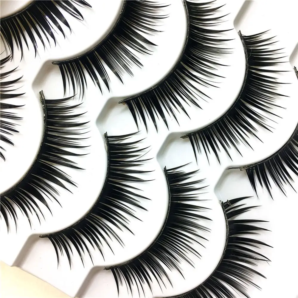 Ресницы Накладные черные мягкие 5 пар | Красота и здоровье
